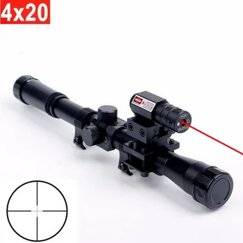 3 1. 4x20 Medžioklės Akyse Riflescope Ginklą Taktinis Arbaletas Optika Ir Infraraudonųjų spindulių Akyse 11MM Rail Mount 22 Kalibro Šautuvas taikymo Sritis