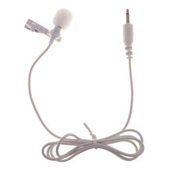 3.5 mm Lavalier Atvartas Mikrofonas Kondensatoriaus Mikrofonas, Kalbėti, Dainuoti, Kalbėti Ir Etapo Rezultatų (Baltas)