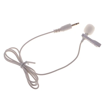 3.5 mm Lavalier Atvartas Mikrofonas Kondensatoriaus Mikrofonas, Kalbėti, Dainuoti, Kalbėti Ir Etapo Rezultatų (Baltas)