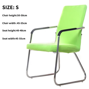 3 Dydis Universalus Biuro Kėdė Apima Spandex Dulkėms Sėdynės Danga Kompiuterio Kėdė, Elastinga Sėdynė Atveju 8 Spalvos Kėdė Padengti