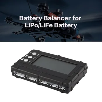 3 in1 Baterija Balancer LiPo/LiFe 2-6s Balansavimo Išleidiklis voltmetras Testeris-LCD Ekranas Užsiregistruoti DĻSV Jungtis RC Modelis