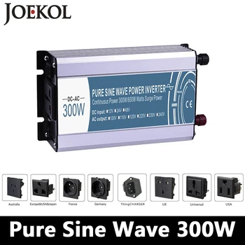 300W/600W pure sine wave keitiklis DC 12V/24V/48V AC 110V/220V,išjungti tinklo inversor,maitinimo, keitiklio darbo su Saulės Baterija skydelis