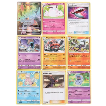 324 Korteles Pokemon TCG: Sun & Moon Nepertraukiamas Obligacijų 36-Pack Booster Box Prekybos Kortų Žaidimas Vaikams Žaislų Kolekcija