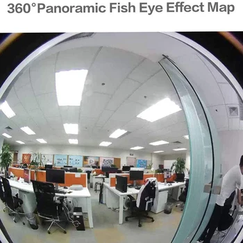 360°LED Šviesos Wifi Kamera, 1080P Belaidžio 