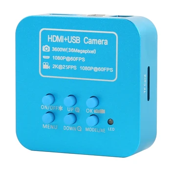 36MP FHD 2K HDMI USB Skaitmeninis Pramonės 150X C Mount Objektyvas Mikroskopo Vaizdo Kamera Telefone Mikroschemų Litavimo 300MM Darbo Atstumas