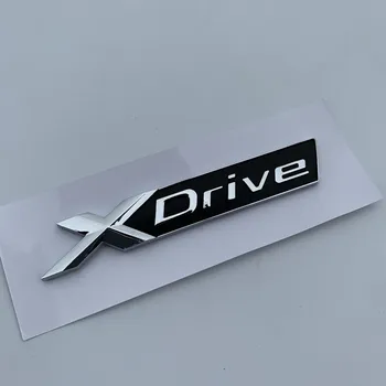 3D ABS XDrive X Ratai Sparnas Kamieno Logotipas Ženklelis Automobilių lipdukas BMW X1 X3 X4 X5 X6 F10 F20 F30 E39 E46 E60 E70 