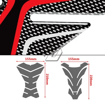 3D Anglies-atrodo Motociklo Bakas Trinkelėmis Raštas Lipdukai, Decal Atveju Honda Suzuki Kawasaki Ducati Aprilia RV4 Italijos Vėliava Bakas