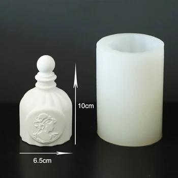 3D Butelis Žvakių liejimo Formos Kūrybos Silikono Pelėsių Žvakė Padaryti 