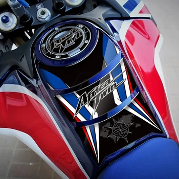 3D Dervos Motociklo Bakas Trinkelėmis Raštas Atveju Honda Afrika Twin 2016-2019