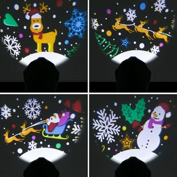 3D Kalėdų Animacija Projektorių Lempos Scenos Šviesos Sodo Vejos Šviesos Keliu Dėmesio centre Šalis, KTV Barus Kalėdinė Dekoracija