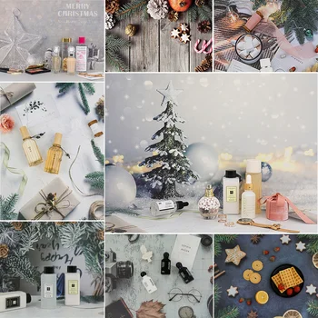 3D Kalėdų Medžio Sniego Lempos Nuotrauką INS Stiliaus 57 * 42cm Fotografijos Fone Maisto, Kosmetikos Kamera, Foto Rekvizitai