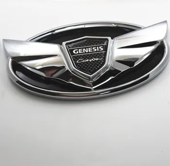3D logotipas ženklelis GENESIS COUPE automobilio stilius angelo sparnu automobilio priekinės grotelės logotipą šiuolaikinės Kia pertvarkyti logotipas