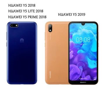 3D Modelio Atveju, Huawei Y5 2018 2019 PU Odos Apversti Funda Padengti Huawei Y5 lite Premjero 2018 Telefoną, Piniginę Capas Coque Atveju