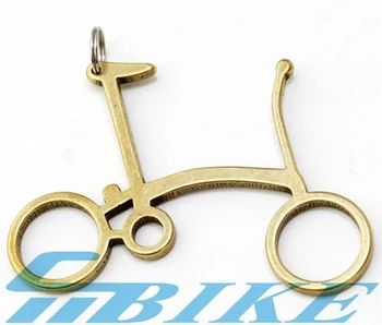 3size BMX sulankstomas dviratis keychain puošia brompton birdy