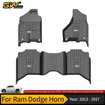 3W Visą TPE injekcijos litų pėdų pagalvėlės su Anti-slydimo grindų kilimėliai RAM Dodge Ragų Dodge Sukilėlių NAUJAS-RAM 2020 automobilių kilimų