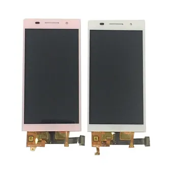 4.7 colių Huawei Ascend P6 P6S P6S-L04 P6S-U00 LCD Ekranas Jutiklinis Ekranas Skydelis skaitmeninis keitiklis Asamblėjos Juoda Balta Rožinė Su Kit