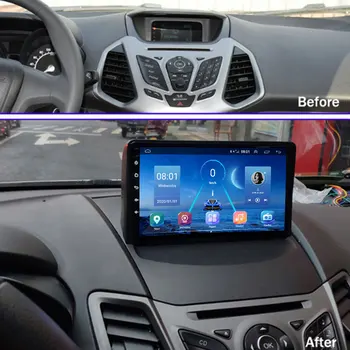4G 64G DSP Automobilių DVD Smart Radijo Multimedijos Grotuvo Ford Ecosport 2013-2017 Navigacija, Bluetooth, Touch IPS Ekranas, 2 din DVD