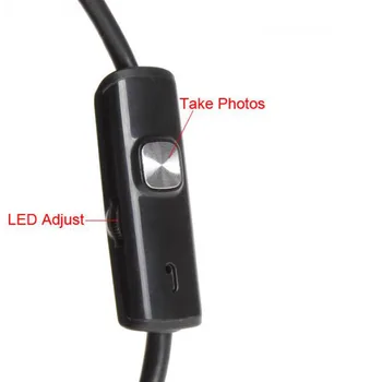 5.5 mm HD Micro-USB Endoskopą Vandeniui Borescope Tikrinimo Vamzdžių Tikrinimo Video, Foto Užfiksuoti Fotoaparatu Andorid OTG Telefono 5M