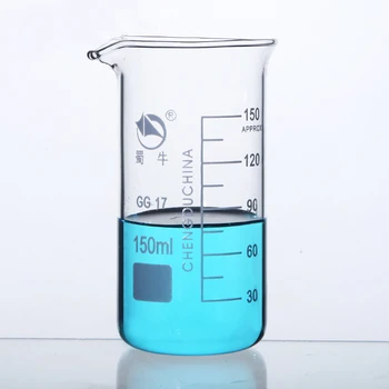 50-1000ml Borosilikatinio Baigė Stiklo Stiklinę į aukštas formos stiklo priemonė taurės Laboratorinė Įranga