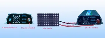 500W Saulės Tinklelis Kaklaraištis Keitiklio PV 18V36VDC Įėjimo į 110V230VAC Micro Dėl Keitiklis su Pure Sine Wave