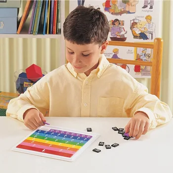 51Pcs Magnetinio Vaivorykštė Frakcija Plytelės Montessori Anksti Švietimo Matematikos Žaislai Vaikams, Vaikams To ir Atimties Mokymosi