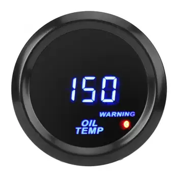 52mm Naftos Termometras su Jutiklis 40~150℃ Mėlyna LED Skaitmeninis Displėjus, Temperatūros Indikatorius