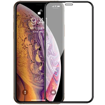 5VNT 9H Visiškai Padengti Grūdinto Stiklo iPhone Pro 11 6 6s 7 8 Plius Screen Protector 12 X XS Max XR Apsauginės Plėvelės Atveju