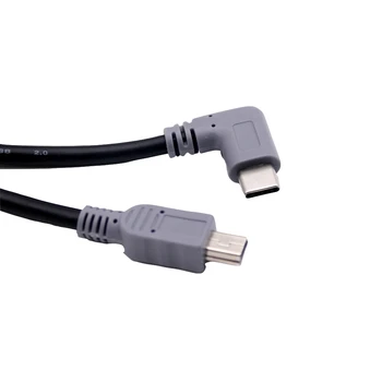 5x USB 3.1 C Tipo stačiu Kampu Vyras į Mini/Mikro/C Tipo Male Plug Įkrovimo Duomenų OTG Jungties Kabelį 1M/3FT