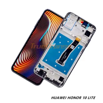 6.21'LCD Už Huawei Honor 10 Lite LCD Ekranas+Touch Ekranas komplektuojami Su Rėmo garbę 10 lite 10i HRY-LX1T LCD Ekranas