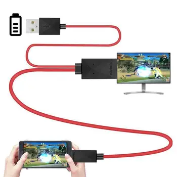 6.5 Kojų MHL Micro USB į HDMI Adapteris Keitiklis Kabelis, 1080P HDTV Android Prietaisai S3 S4 S5 Pastaba 3 Pastaba 2 Nr.
