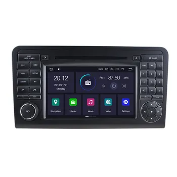 64G Android 10.0 Multimedijos grotuvo BENZ ML350 2005-2012 m. Radijo Galvos Vieneto Nr. DVD Grotuvas, radijo juosta GPS Navigacija, Automobilinis grotuvas