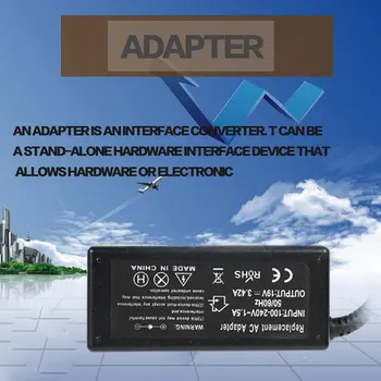 65W 19V 3.42 A, Viršįtampių apsauga Adapteris Nešiojamas Maitinimo AC Adapteris, Įkroviklis ACER / Acer Eletronic