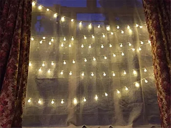 6M 40 LED Styginių Šviesos Lauko Pasakų Žibintai Lemputės Sodo Kiemo Vestuvių papuošalai Kalėdų Šviesos Grandinė, atsparus Vandeniui