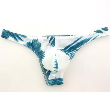 6pcs Mažas juosmens Seksualus vyrų apatinis trikotažas gazas paplūdimio vyrų string bikini ZJH05 M,L,XL,XXL