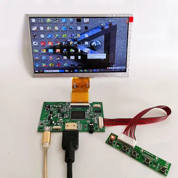 7 colių capacitive ekranas touch modulis rinkinys 1024x600 IPS HDMI LCD Modulis Linux/android /win7 8 10 Aviečių Pi 3 10 taškų jutiklinis