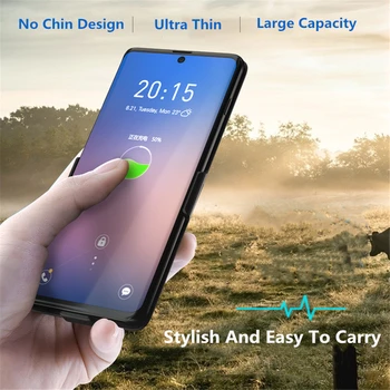 7000mAh Galaxy S20 5G Ultra Plonas Atgal Įrašą Baterija Atveju Priemoka Nešiojamų Išorės PowerBank Atveju, Samsung Galaxy S20 5G