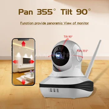 720P VAIZDO Kamera, WiFi Naktinio Matymo 1080P IP Kamera, Wifi Home Security Ipcam Wifi Vaizdo Stebėjimo Mini Kamera HD Kūdikio stebėjimo