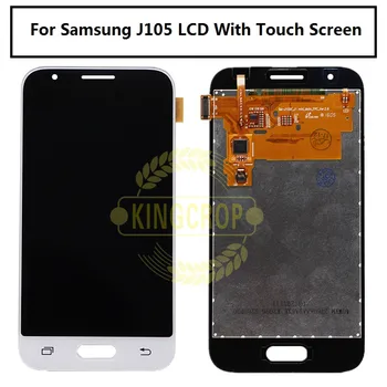 800*480 lcd Samsung Galaxy J1 mini J105 J105H J105F J105B J105M SM-J105F LCD Ekranas su jutikliniu ekranu, Nemokamas Pristatymas + įrankiai