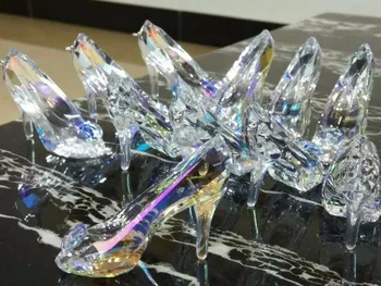 85*60mm 1pcs/daug Austrijos Kristalų, Stiklo Pakabukai Pendant Crystal Batai Pendant Crystal Amatų Namų Dekoro Moterų Vestuvių Dovana
