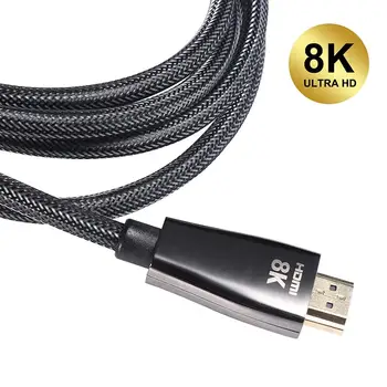 8K HDMI Kabelis HDMI 2.1 Kabelių instaliavimo Didelės Spartos 48Gbps 8K@60Hz 4K@120Hz HDCP 2.2 Dinamiškas HDR eARC Apple TV 3D-Xbox PS4 HDTV