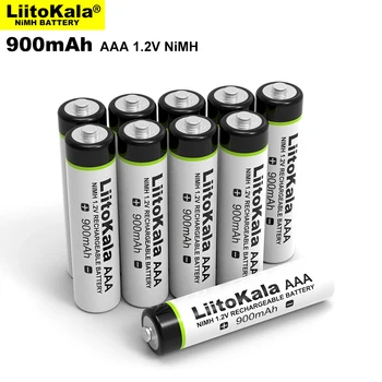 8pcs LiitoKala Originalus AAA 900mAh NiMH Baterijos 1.2 V Įkraunamas Akumuliatorius, Žibintuvėlį, Žaislai,nuotolinio valdymo pultas