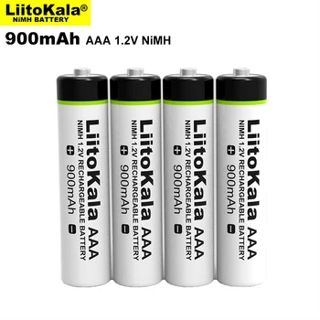 8pcs LiitoKala Originalus AAA 900mAh NiMH Baterijos 1.2 V Įkraunamas Akumuliatorius, Žibintuvėlį, Žaislai,nuotolinio valdymo pultas