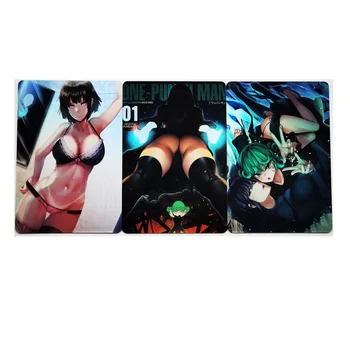 9pcs/set VIENAS SMŪGIS VYRAS Fubuki, Seksualios Merginos Refrakcija Procesas Hobis Kolekcionuojamų Žaidimas Anime Kolekcija Korteles