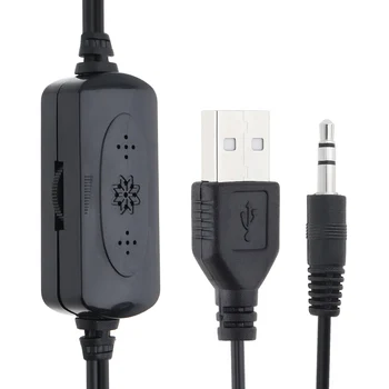 A1 3W Mini USB 2.0 žemų dažnių Garsiakalbiai su 3,5 mm Stereo Jack/USB Powered Paramos Volume Control for PC/Laptop/Telefono