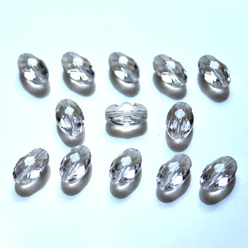 AAA 9x6mm Kristalų Ovalo Formos Stiklo Karoliukai Briaunotas Prarasti Karoliukų, Skirta 