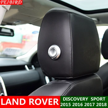 ABS Sėdynės Galvos atrama galvai Poilsio Pagalvę Pritaikyti Mygtuką Žiedas Dangtelis Apdaila 4PCS/SET For Land Rover Discovery Sporto - 2019 m.
