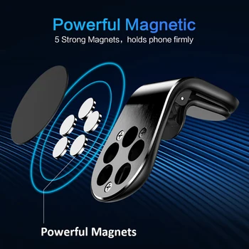 !ACCEZZ Magnetinio Automobilinis Telefono Laikiklis, L Formos, Oro Angos Įrašą Automobilių Magnetas Universalus Mobiliojo Telefono 