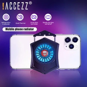 !ACCEZZ Universalus Mobiliojo Telefono Radiatorių Žaidimų Nešiojamieji Aušinimo Ventiliatorius Gamepad Šilumos Kriaukle Telefono Aušintuvas 
