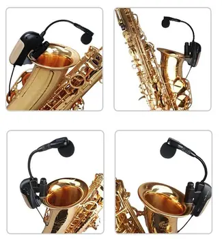 ACEMIC PR8/ST1 belaidžio saksofonas Mikrofonas Tiesa Įvairovę 80 Metrų IR Sinchronizuoti Trimito Muzikos Instrumentas, Mic Saxe su Lagaminas