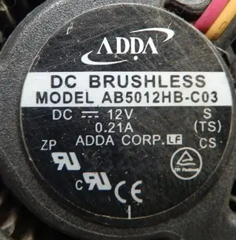 ADDA AB5012HB-C03 5020 12V 0.21 3 linijos projektorius, specialaus ventiliatoriaus